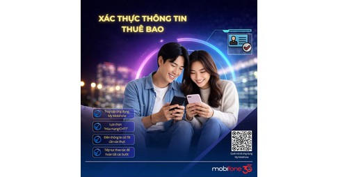 Xác thực thông tin thuê bao nhanh chóng, thuận tiện qua app My MobiFone