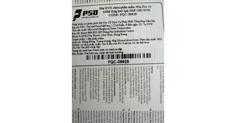 Bán đĩa win 10 pro bản quyền